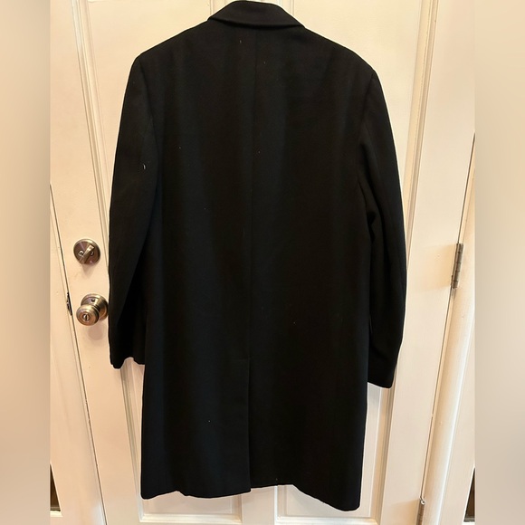 Genuine Montagnac & Fils Overcoat Sz 44/46 black - Picture 4 of 12